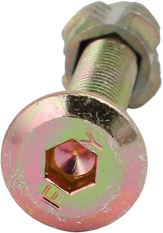 Aexit 5 عدد اتصالات اتصال دهنده مبلمان (سخت افزار خانگی) پیچ با سر استوانه ای M6x45mm به همراه مهره چوبی