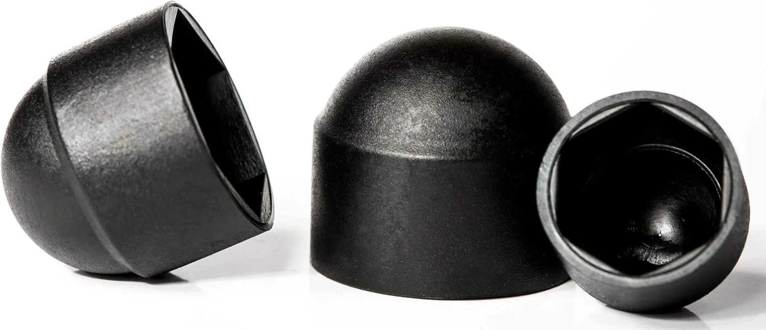 پیچ شهر M12 (آچار 19 میلیمتری) درپوشهای محافظ گنبدی پلاستیکی مشکی برای مهره و پیچ (بسته 10 عددی) پیچ شهر M12 (آچار 19 میلیمتری) درپوشهای محافظ گنبدی پلاستیکی مشکی برای مهره و پیچ (بسته 10 عددی)