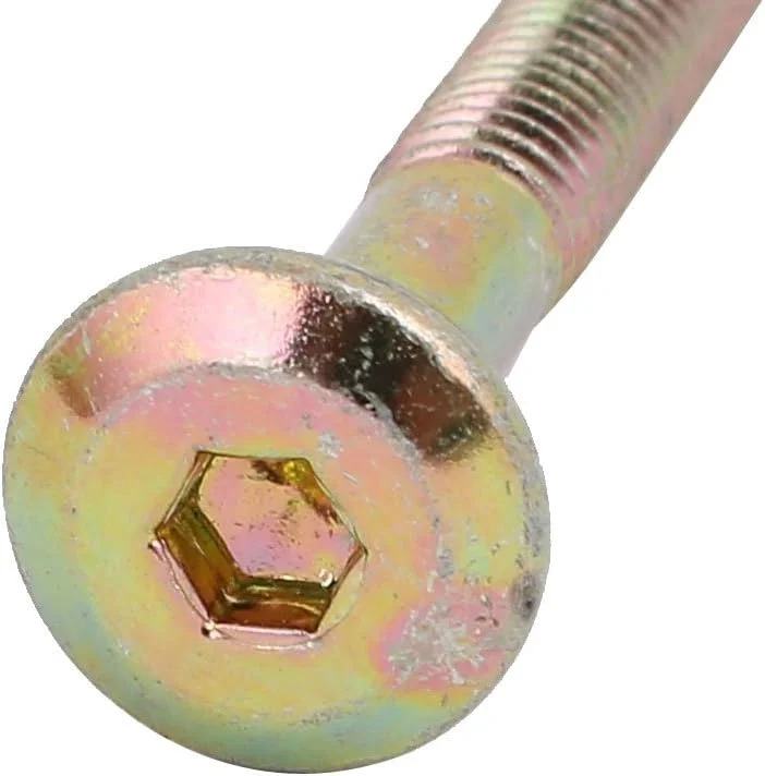 Aexit 10 عدد اتصالات اتصال دهنده مبلمان M6x70mm پیچ با سر سوکت شش گوش به همراه مهره چوبی Aexit 10 عدد اتصالات اتصال دهنده مبلمان M6x70mm پیچ با سر سوکت شش گوش به همراه مهره چوبی