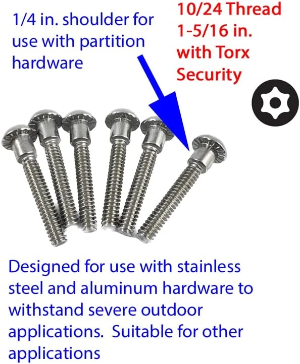 مجموعه سخت افزار Harris 90202 شامل پیچ های شانه ای استیل ضد زنگ امنیتی T27 Torx با رزوه 10/24 و مهره های بشکه ای برای پنل 1-1/4 اینچی و 2 عدد سری پیچ گوشتی Torx مجموعه سخت افزار Harris 90202 شامل پیچ های شانه ای استیل ضد زنگ امنیتی T27 Torx با رزوه 10/24 و مهره های بشکه ای برای پنل 1-1/4 اینچی و 2 عدد سری پیچ گوشتی Torx