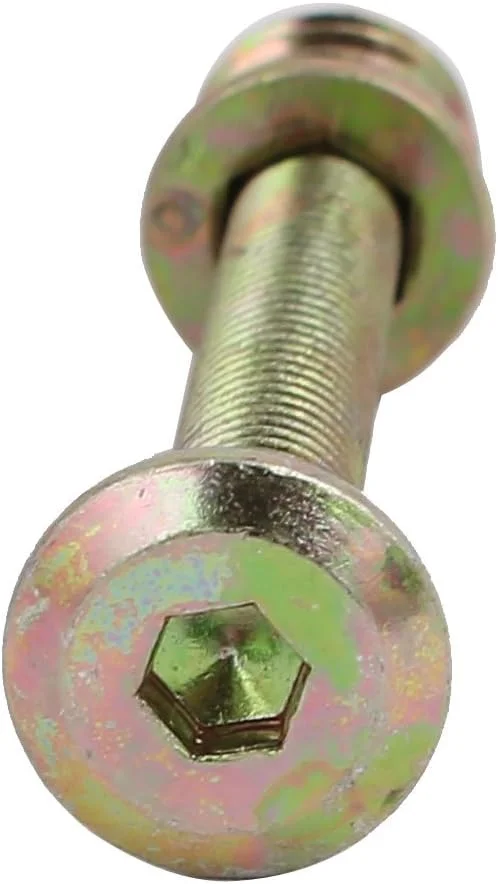 Aexit 10 عدد اتصالات اتصال دهنده مبلمان چوبی پیچ ​​M6x60 میلی متر با سوکت شش گوش با مهره درج