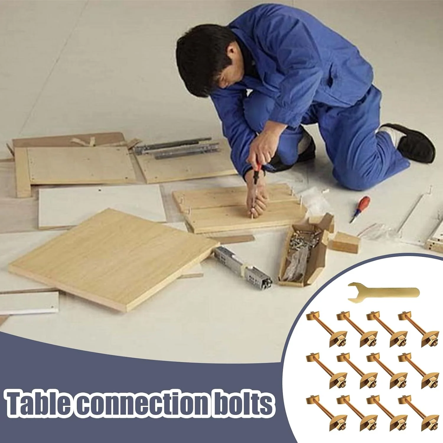 اتصالات مفصلی، اتصالات مبلمان M8x100mm - مجموعه 12 عددی مهره و پیچ سخت افزاری اتصالات فلزی برای تخته قصابی، قاب تخت، قاب میز اتصالات مفصلی، اتصالات مبلمان M8x100mm - مجموعه 12 عددی مهره و پیچ سخت افزاری اتصالات فلزی برای تخته قصابی، قاب تخت، قاب میز