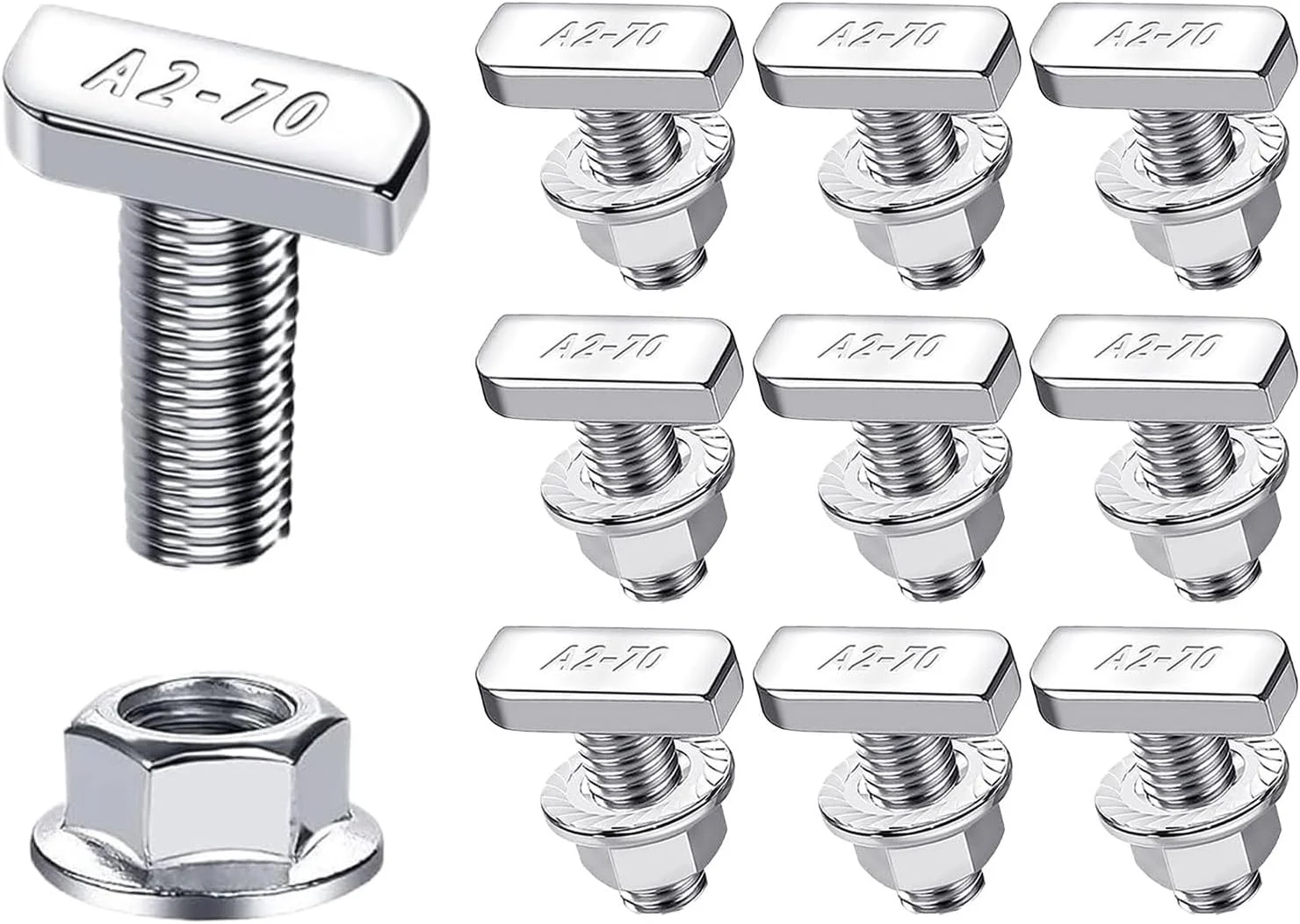 مهره های تی و پیچ و مهره، پیچ تی سر چکش استیل ضد زنگ - پیچ دقیق و لغزنده صاف برای نصب و نگهداری سیستم قفسه سقف خودرو و میز کار مهره های تی و پیچ و مهره، پیچ تی سر چکش استیل ضد زنگ - پیچ دقیق و لغزنده صاف برای نصب و نگهداری سیستم قفسه سقف خودرو و میز کار