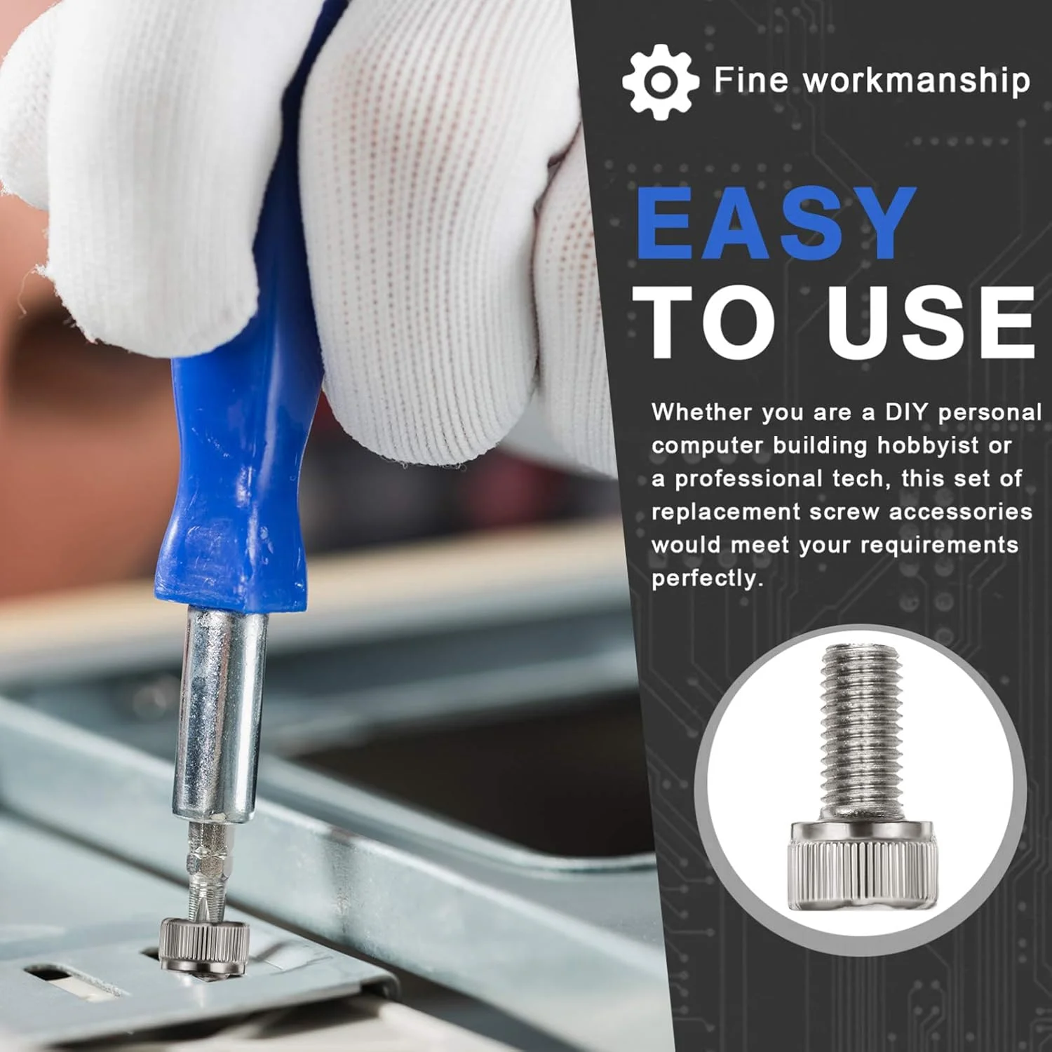 پیچ و مهره نقره ای با سرپوش کامل، بست پیچی، لنگر برای درایو، کیت سخت افزاری فلزی، مجموعه درایور سوکت، آلن، فلنج استیل ضد زنگ، انبساط چوب، پیچ شش گوش Mxmm T