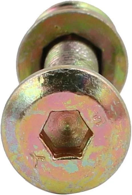 Aexit 10 عدد اتصالات اتصال دهنده مبلمان چوبی پیچ سوکت شش گوش M6x40mm به همراه مهره درج Aexit 10 عدد اتصالات اتصال دهنده مبلمان چوبی پیچ سوکت شش گوش M6x40mm به همراه مهره درج