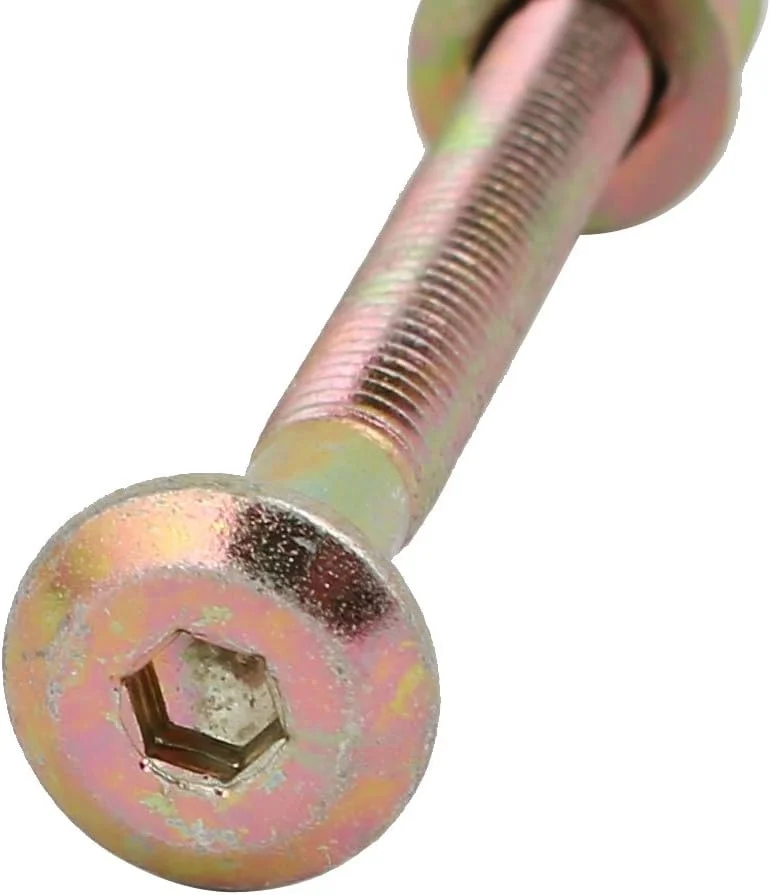 Aexit 10 عدد اتصالات اتصال دهنده مبلمان چوبی، پیچ سوکت شش گوش M6x70mm به همراه مهره (94ry687qf397) Aexit 10 عدد اتصالات اتصال دهنده مبلمان چوبی، پیچ سوکت شش گوش M6x70mm به همراه مهره (94ry687qf397)