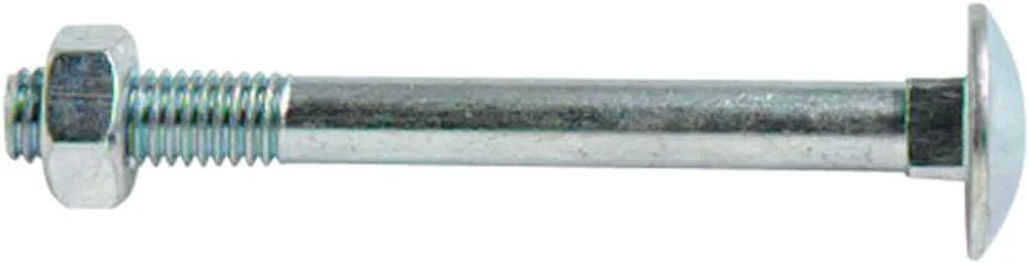 پیچ و مهره کالسکه ای Merriway BH02145، M8 x 150 میلی متر (5/16 اینچ x 6 اینچ) - روکش گالوانیزه، بسته 2 عددی پیچ و مهره کالسکه ای Merriway BH02145، M8 x 150 میلی متر (5/16 اینچ x 6 اینچ) - روکش گالوانیزه، بسته 2 عددی