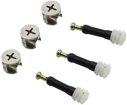 مجموعه 10 عددی اتصال دهنده مینی فیکس FURNEASER، شامل قفل بادامکی، پیچ و مهره از پیش نصب شده برای اتصال پنل های مبلمان و کمد مجموعه 10 عددی اتصال دهنده مینی فیکس FURNEASER، شامل قفل بادامکی، پیچ و مهره از پیش نصب شده برای اتصال پنل های مبلمان و کمد