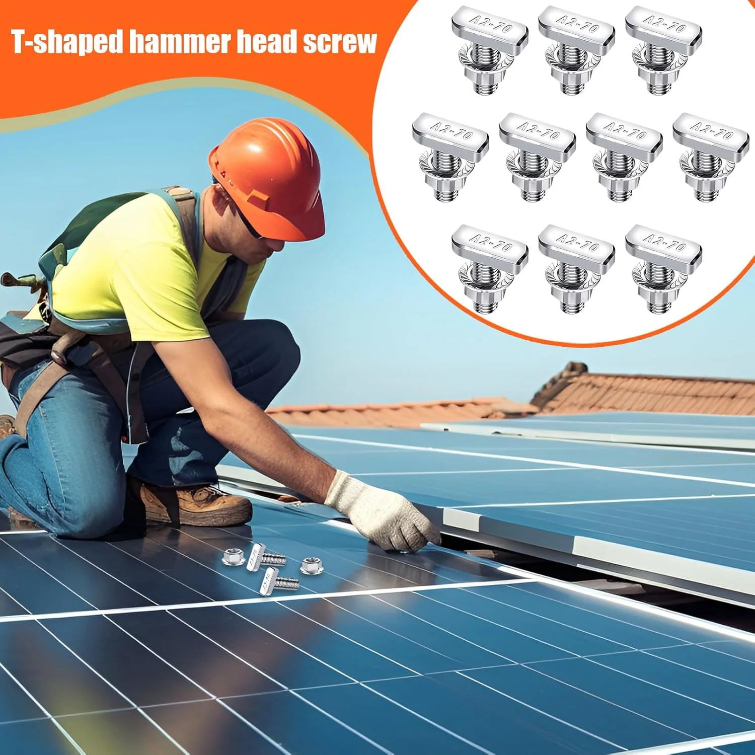 مهره های تی و پیچ و مهره، پیچ های کشویی سر چکش مهره های شکاف تی | سخت افزار پیچ کشویی صاف برای نصب پنل خورشیدی، مکانیزم درب، تجهیزات کارخانه، ساخت مبلمان مهره های تی و پیچ و مهره، پیچ های کشویی سر چکش مهره های شکاف تی | سخت افزار پیچ کشویی صاف برای نصب پنل خورشیدی، مکانیزم درب، تجهیزات کارخانه، ساخت مبلمان