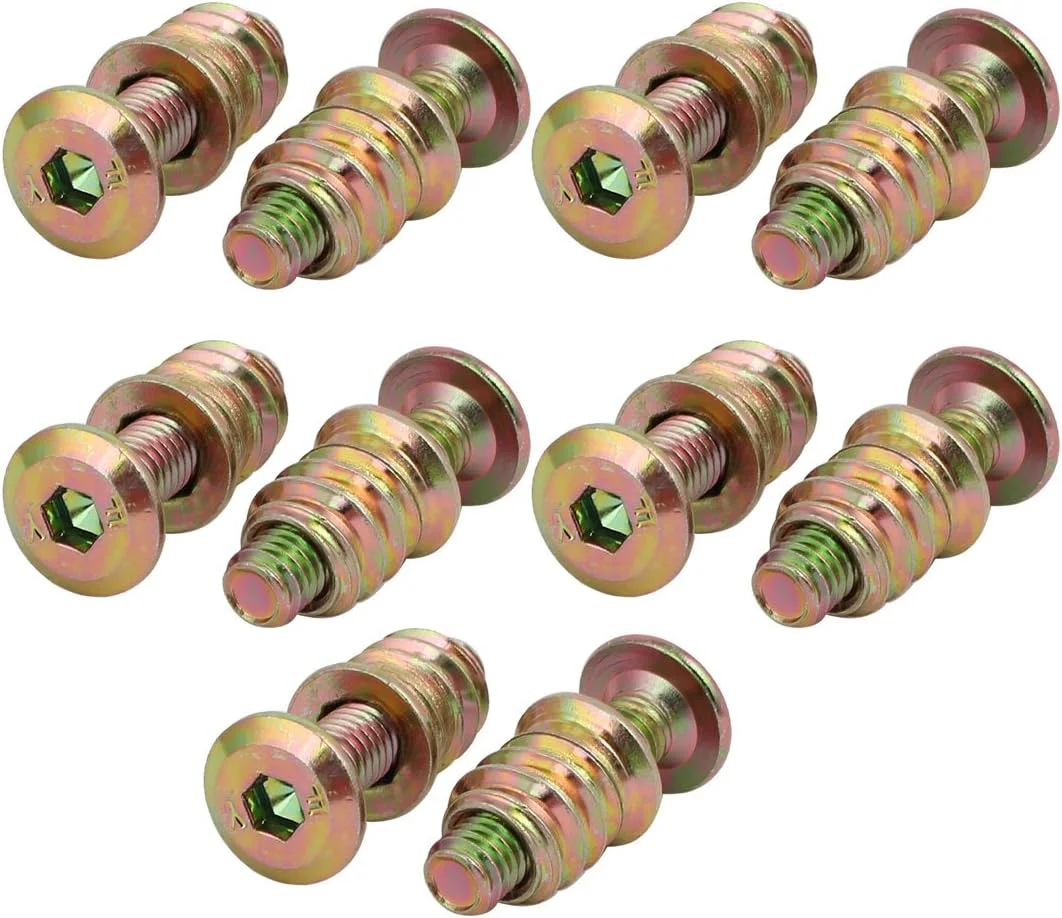Aexit 10pcs (Home hardware) Wooded Furniture Connecting Fitting M6x25mm Hex Socket Bolt w (52ry414qf403) Insert Nut Aexit 10pcs (Home hardware) Wooded Furniture Connecting Fitting M6x25mm Hex Socket Bolt w (52ry414qf403) Insert Nut