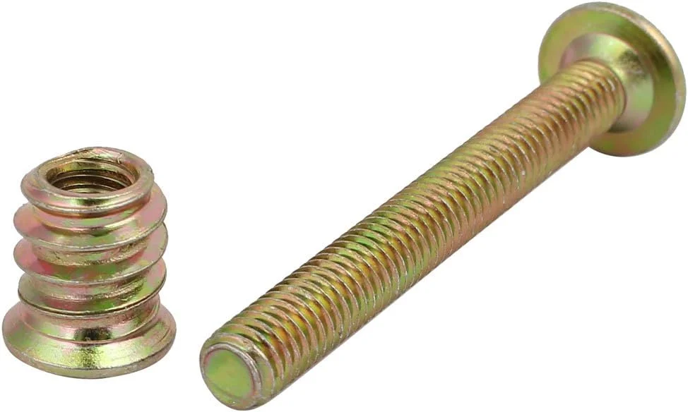 Aexit 10pcs (Home hardware) Wooded Furniture Connecting Fitting M6x50mm Hex Socket Bolt w (85ry464qf559) Insert Nut Aexit 10pcs (Home hardware) Wooded Furniture Connecting Fitting M6x50mm Hex Socket Bolt w (85ry464qf559) Insert Nut