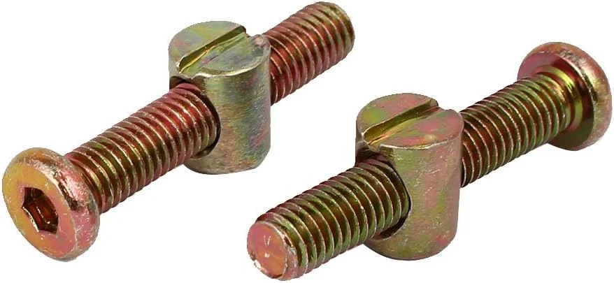 Aexit پیچ و مهره مبلمان با سر استوانه ای M6x45mm به همراه مهره اتصال M6x12mm، 10 عدد Aexit پیچ و مهره مبلمان با سر استوانه ای M6x45mm به همراه مهره اتصال M6x12mm، 10 عدد