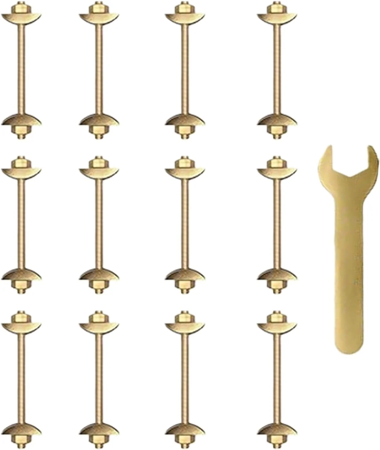 Joint Connector,M8x100mm Joint Fasteners - 12x Hardware Nut Bolt Assortment Metal Connecting Fittings for Butcher Block Miter Bed Frame Table Frame Joint Connector,M8x100mm Joint Fasteners - 12x Hardware Nut Bolt Assortment Metal Connecting Fittings for Butcher Block Miter Bed Frame Table Frame