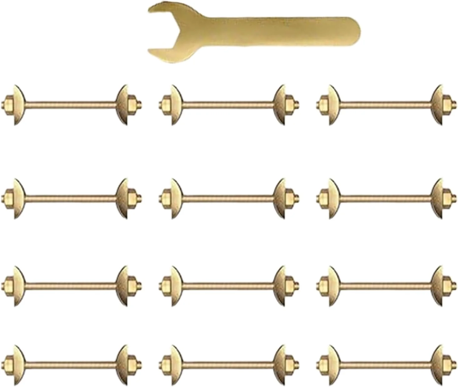 اتصالات مبلمان - اتصال دهنده بلوک قصابی M8x100 میلی متر - مجموعه 12 عددی پیچ و مهره فلزی برای اتصال اتصالات بلوک قصابی، قاب تخت خواب و قاب میز اتصالات مبلمان - اتصال دهنده بلوک قصابی M8x100 میلی متر - مجموعه 12 عددی پیچ و مهره فلزی برای اتصال اتصالات بلوک قصابی، قاب تخت خواب و قاب میز