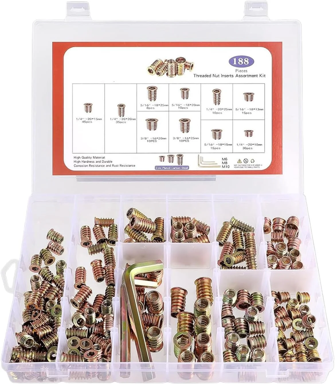 اتصال دهنده پیچ رزوه ای، کیت مهره های شش گوش سوکتی برای خانه - سخت افزار خانگی، مجموعه بست های پیچی با آچار شش گوش برای چوب، کاج، تخته سه لایی و فیبر اتصال دهنده پیچ رزوه ای، کیت مهره های شش گوش سوکتی برای خانه - سخت افزار خانگی، مجموعه بست های پیچی با آچار شش گوش برای چوب، کاج، تخته سه لایی و فیبر