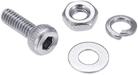 مجموعه پیچ و مهره سوکت شش گوش GDJmnbv، 600 عدد، فولاد ضد زنگ 304، مجموعه مهره و پیچ M2، کیت متنوع سر فنجانی، بست سخت افزاری مجموعه پیچ و مهره سوکت شش گوش GDJmnbv، 600 عدد، فولاد ضد زنگ 304، مجموعه مهره و پیچ M2، کیت متنوع سر فنجانی، بست سخت افزاری