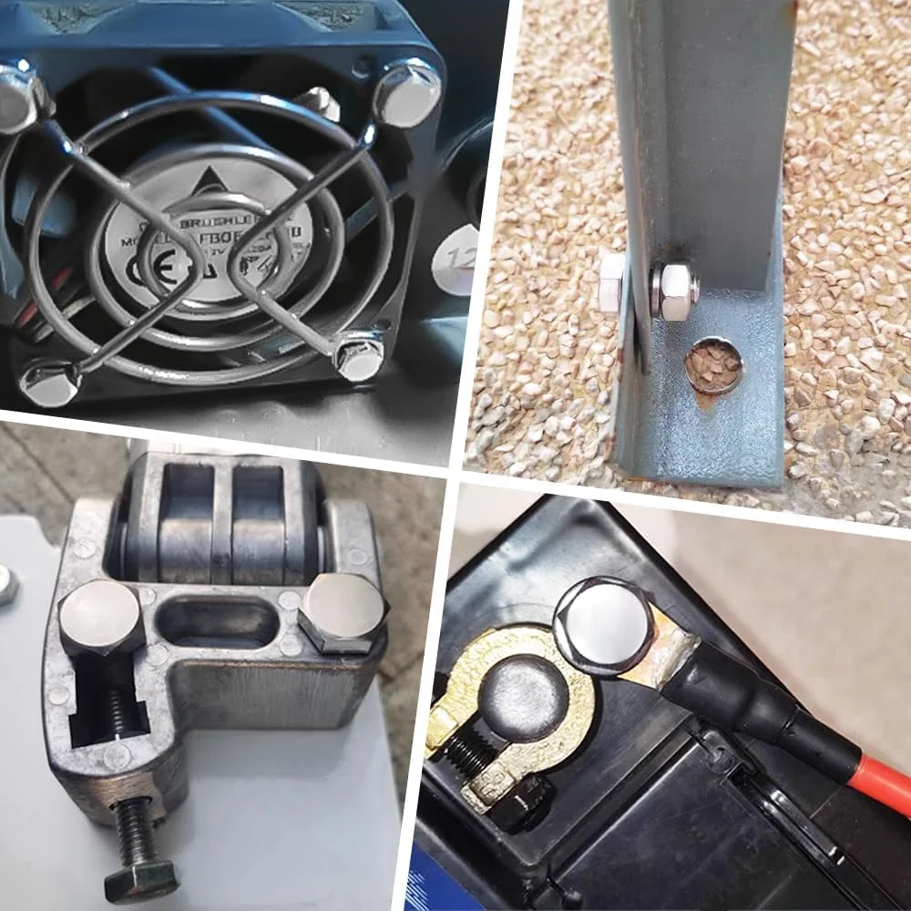 پیچ و مهره سر تخت شش گوش DANA FRED M4 M5 M6، واشرهای تخت و فنری، مجموعه سخت افزاری SAE، فولاد ضد زنگ 304، 510 عدد پیچ و مهره سر تخت شش گوش DANA FRED M4 M5 M6، واشرهای تخت و فنری، مجموعه سخت افزاری SAE، فولاد ضد زنگ 304، 510 عدد