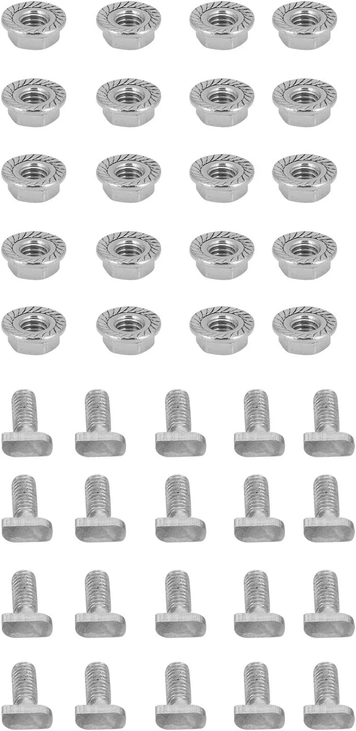 کیت سخت افزاری نصب تلویزیون Diydeg، پیچ و مهره های استیل ضد زنگ 304 M6، استفاده آسان برای لوازم سخت افزاری گلخانه کیت سخت افزاری نصب تلویزیون Diydeg، پیچ و مهره های استیل ضد زنگ 304 M6، استفاده آسان برای لوازم سخت افزاری گلخانه