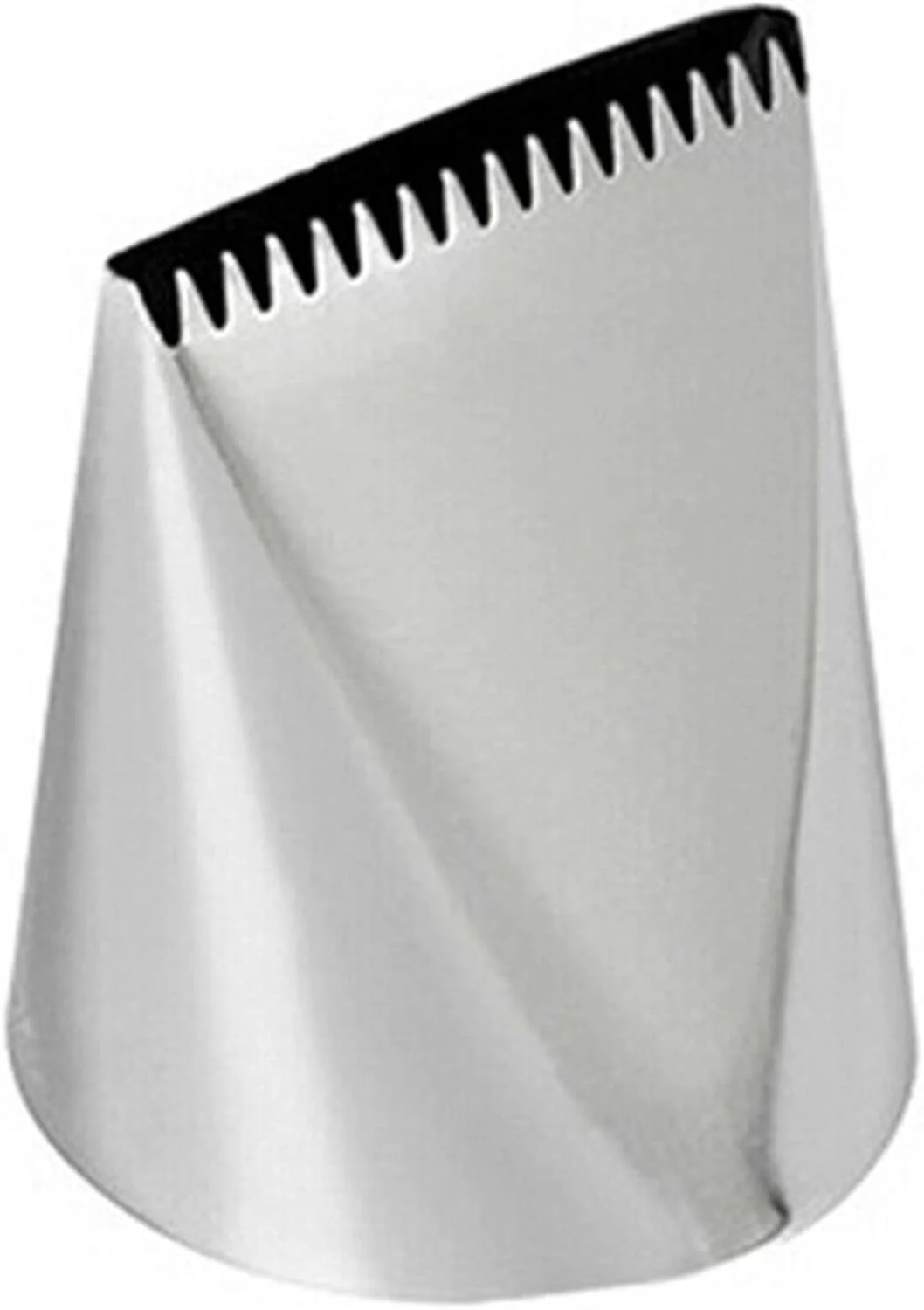 ماسوره بزرگ خامه قنادی، ماسوره لوله ای تزئین کیک دو طرفه استیل ضد زنگ، نوک ماسوره گل بافت نیم ردیفی برای لوازم تزئین شیرینی، کاپ کیک، کیک و کلوچه