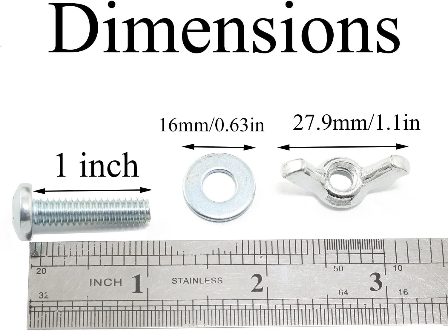 Pro Bamboo Kitchen 10 ست پیچ و مهره با مهره پروانه ای فولاد کربنی روکش روی سخت افزار نصب: 1/4 اینچ -20 مهره های پروانه ای دستی، 1/4 اینچ -20x1 اینچ پیچ و مهره سر فیلیپس با واشر Pro Bamboo Kitchen 10 ست پیچ و مهره با مهره پروانه ای فولاد کربنی روکش روی سخت افزار نصب: 1/4 اینچ -20 مهره های پروانه ای دستی، 1/4 اینچ -20x1 اینچ پیچ و مهره سر فیلیپس با واشر