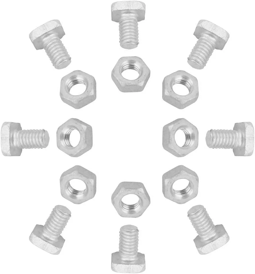 مهره و پیچ آلومینیومی، 50 ست مهره و پیچ گلخانه ای، سخت افزار جایگزین گلخانه ها برای ابزار گلخانه ها، نگهداری گلخانه ها مهره و پیچ آلومینیومی، 50 ست مهره و پیچ گلخانه ای، سخت افزار جایگزین گلخانه ها برای ابزار گلخانه ها، نگهداری گلخانه ها