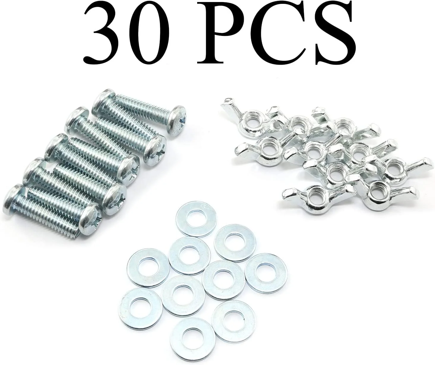 Pro Bamboo Kitchen 10 ست پیچ و مهره با مهره پروانه ای فولاد کربنی روکش روی سخت افزار نصب: 1/4 اینچ -20 مهره های پروانه ای دستی، 1/4 اینچ -20x1 اینچ پیچ و مهره سر فیلیپس با واشر Pro Bamboo Kitchen 10 ست پیچ و مهره با مهره پروانه ای فولاد کربنی روکش روی سخت افزار نصب: 1/4 اینچ -20 مهره های پروانه ای دستی، 1/4 اینچ -20x1 اینچ پیچ و مهره سر فیلیپس با واشر