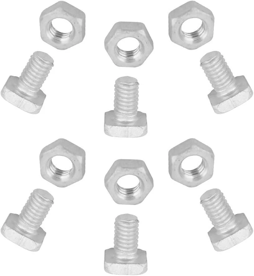 مهره و پیچ آلومینیومی، 50 ست مهره و پیچ گلخانه ای، سخت افزار جایگزین گلخانه ها برای ابزار گلخانه ها، نگهداری گلخانه ها مهره و پیچ آلومینیومی، 50 ست مهره و پیچ گلخانه ای، سخت افزار جایگزین گلخانه ها برای ابزار گلخانه ها، نگهداری گلخانه ها