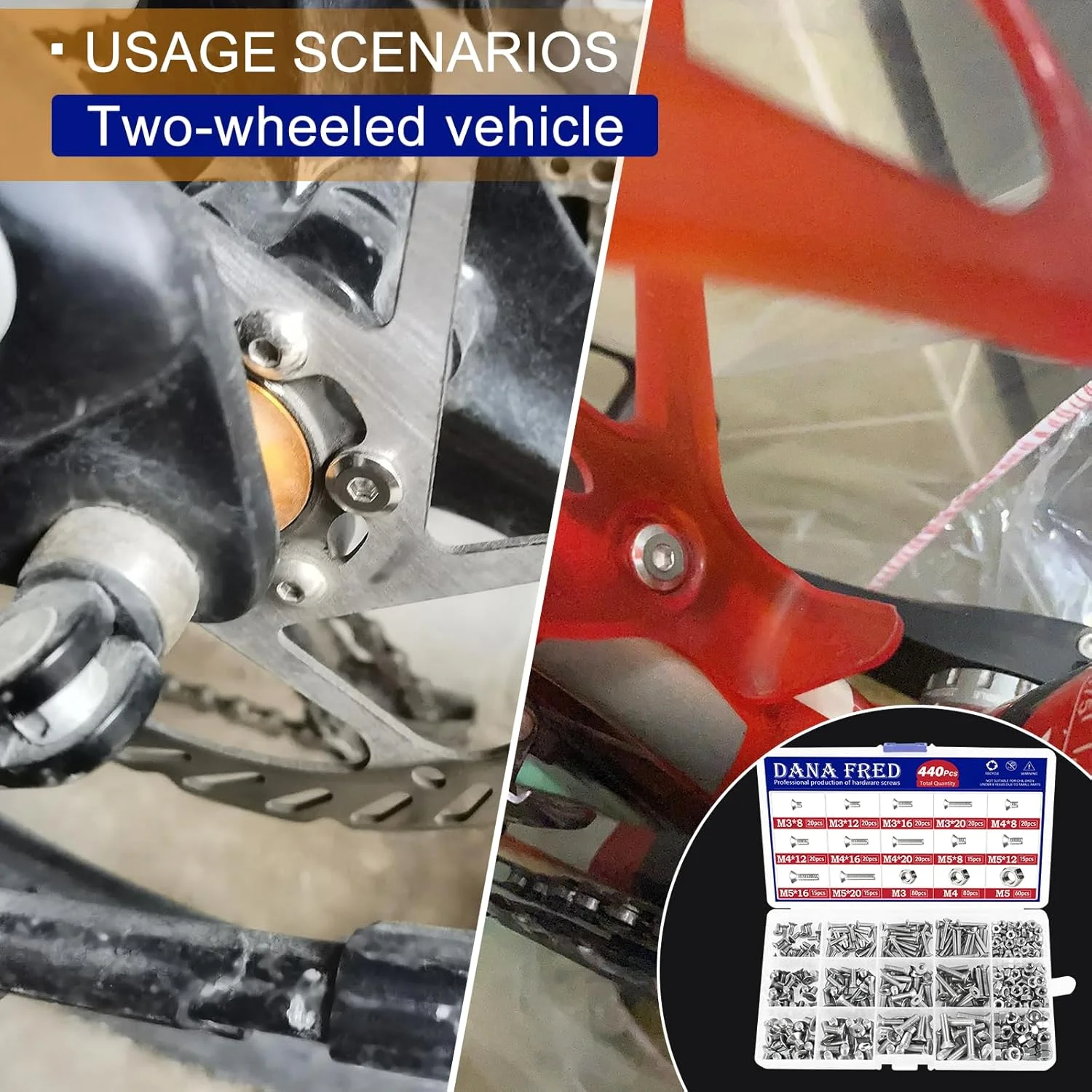 پیچ های سرتخت آلن خور با رزوه متریک، پیچ و مهره های ماشینی خزینه ای با درایو شش ضلعی آلن، مجموعه سخت افزاری استاندارد، 440 عدد، استیل ضد زنگ 304، M3 M4 M5 پیچ های سرتخت آلن خور با رزوه متریک، پیچ و مهره های ماشینی خزینه ای با درایو شش ضلعی آلن، مجموعه سخت افزاری استاندارد، 440 عدد، استیل ضد زنگ 304، M3 M4 M5