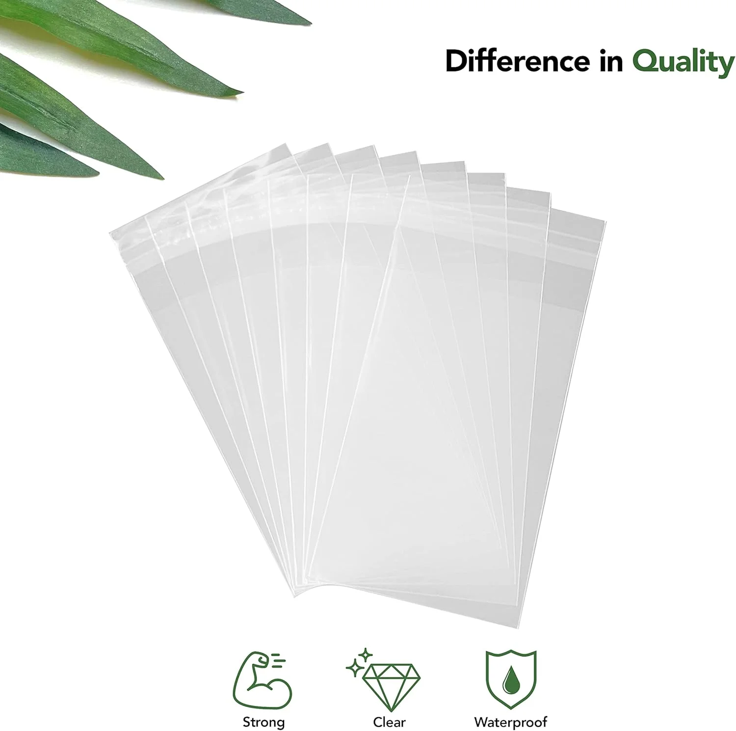 بسته 1000 عددی کیسه های سلفونی Seal Fresh سایز 15x23 سانتی متر - کیسه های شفاف خود چسب دار قابل باز و بسته شدن برای کلوچه، آبنبات، شیرینی، گیفت مهمانی، بسته بندی هدیه