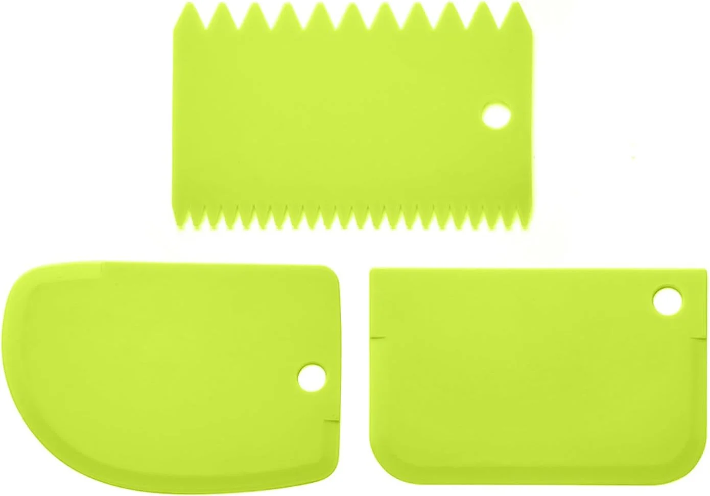 ست 4 عددی کاردک نیمکت، ابزار کاردک غذا، کاردک خمیر و برش دهنده شیرینی با مقیاس، خردکن غذا لوازم پخت و پز ابزار آشپزخانه