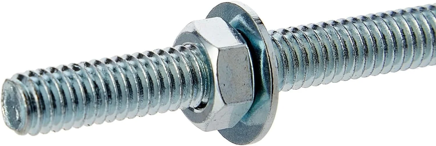 مجموعه پیچ چشمی مری وی BH01769 شامل 1 عدد پیچ چشمی با مهره و واشر M8 x 150mm رنگ نقره ای