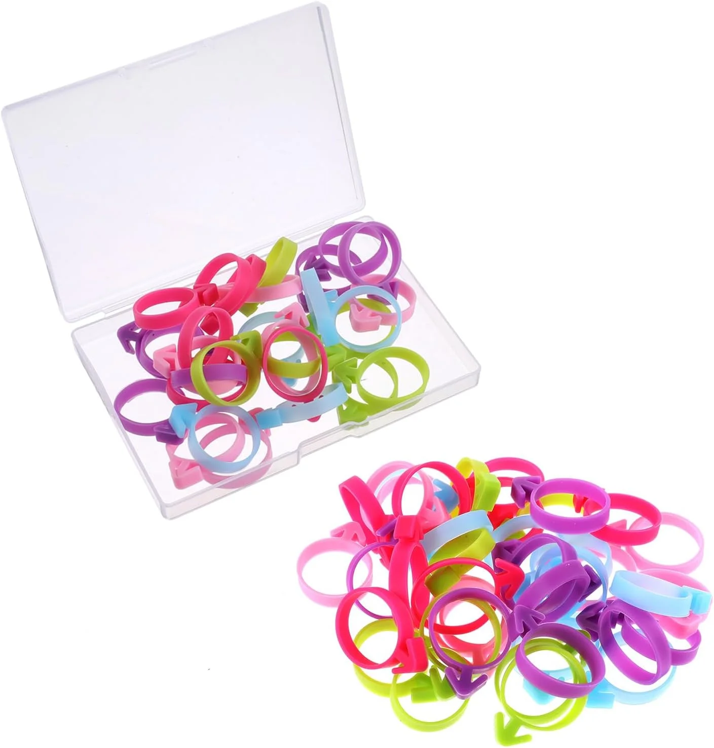 40 عدد بست کیسه شیرینی پزی، بست های کیسه قیف سیلیکونی قابل استفاده مجدد، گیره های لوازم کیک و شیرینی برای مهر و موم کردن کیک، کلوچه و شیرینی، 5 رنگ 40 عدد بست کیسه شیرینی پزی، بست های کیسه قیف سیلیکونی قابل استفاده مجدد، گیره های لوازم کیک و شیرینی برای مهر و موم کردن کیک، کلوچه و شیرینی، 5 رنگ