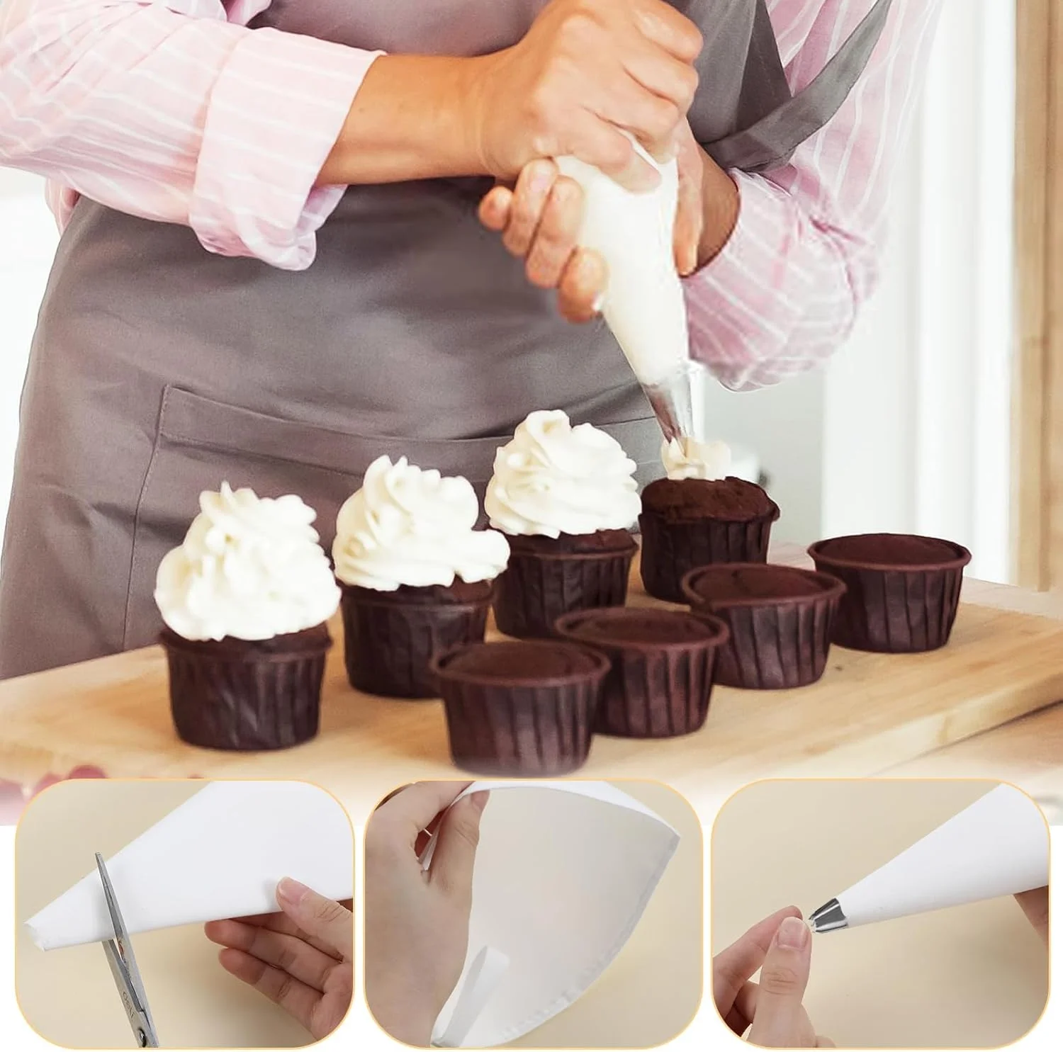 کیسه های شیرینی پزی قابل استفاده مجدد، کیسه های شیرینی پزی 16 اینچی برای لوازم تزئین کیک/کلوچه، کیسه های تزئین کیک پارچه ای، کیسه های شیرینی پزی بدون نوک، کیسه های فراستینگ، کیسه تزئین شیرینی پزی، 4 عدد کیسه های شیرینی پزی قابل استفاده مجدد، کیسه های شیرینی پزی 16 اینچی برای لوازم تزئین کیک/کلوچه، کیسه های تزئین کیک پارچه ای، کیسه های شیرینی پزی بدون نوک، کیسه های فراستینگ، کیسه تزئین شیرینی پزی، 4 عدد