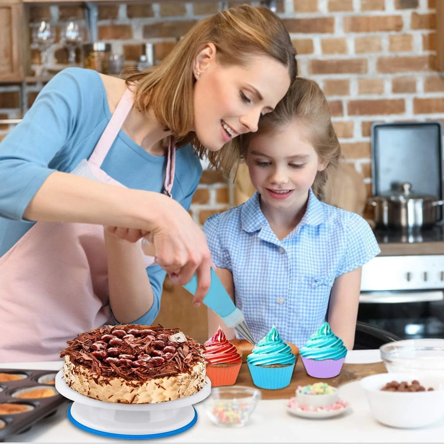 ست 74 عددی کیسه های قیف با سر قیف، کیت قیف یخ زدگی قابل استفاده مجدد برای تهیه شیرینی، کلوچه، کیک، کیسه های شیرینی پزی، مبدل های استاندارد، حلقه های سیلیکونی، لوازم شیرینی پزی مبتدی برای تزئین کیک