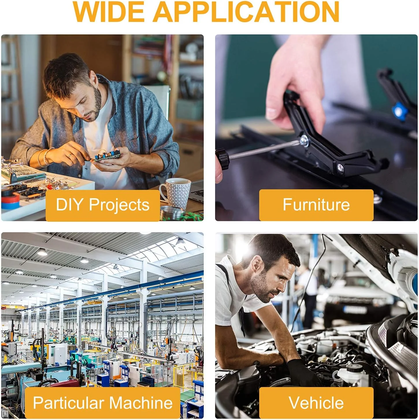 مجموعه 460 عددی پیچ و مهره VIGRUE، پیچ های سر شش گوش M2.5 M3 M4 M5 M6 M8، مجموعه پیچ، مهره و واشر استیل ضد زنگ با جعبه نگهداری و آچار مجموعه 460 عددی پیچ و مهره VIGRUE، پیچ های سر شش گوش M2.5 M3 M4 M5 M6 M8، مجموعه پیچ، مهره و واشر استیل ضد زنگ با جعبه نگهداری و آچار