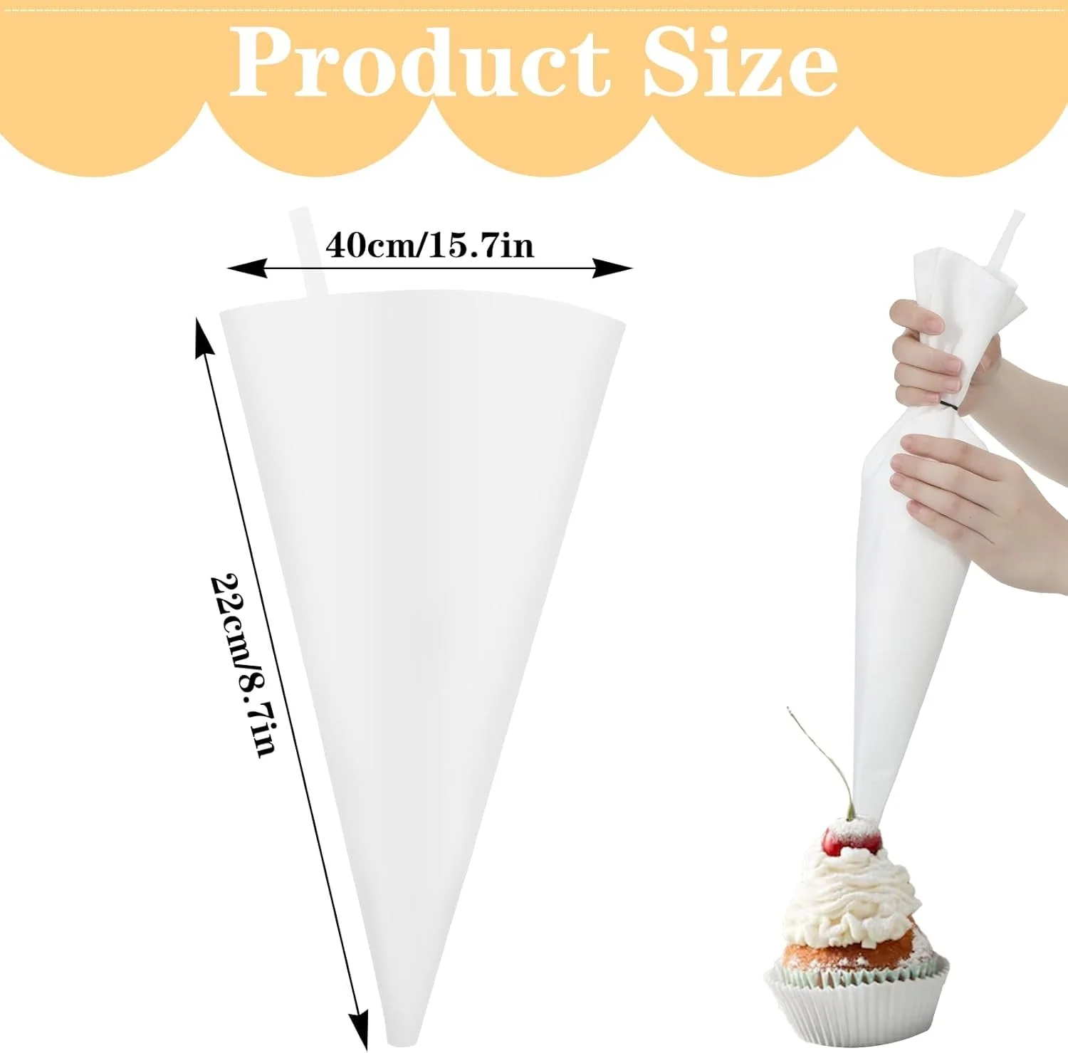 کیسه های شیرینی پزی قابل استفاده مجدد، کیسه های شیرینی پزی 16 اینچی برای لوازم تزئین کیک/کلوچه، کیسه های تزئین کیک پارچه ای، کیسه های شیرینی پزی بدون نوک، کیسه های فراستینگ، کیسه تزئین شیرینی پزی، 4 عدد کیسه های شیرینی پزی قابل استفاده مجدد، کیسه های شیرینی پزی 16 اینچی برای لوازم تزئین کیک/کلوچه، کیسه های تزئین کیک پارچه ای، کیسه های شیرینی پزی بدون نوک، کیسه های فراستینگ، کیسه تزئین شیرینی پزی، 4 عدد