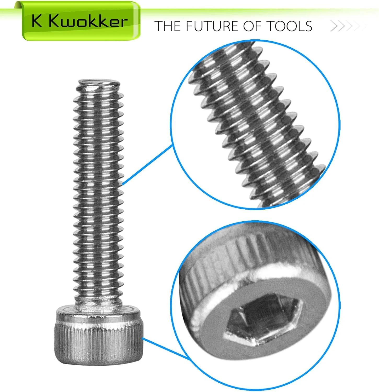 مجموعه پیچ و مهره متریک K Kwokker M2 M3 M4 4MM تا 30MM پیچ های ماشینی سر استوانه ای با سوکت شش گوش، پیچ، مهره و واشر استیل ضد زنگ 304، کیت پیچ و مهره نقره ای مجموعه پیچ و مهره متریک K Kwokker M2 M3 M4 4MM تا 30MM پیچ های ماشینی سر استوانه ای با سوکت شش گوش، پیچ، مهره و واشر استیل ضد زنگ 304، کیت پیچ و مهره نقره ای