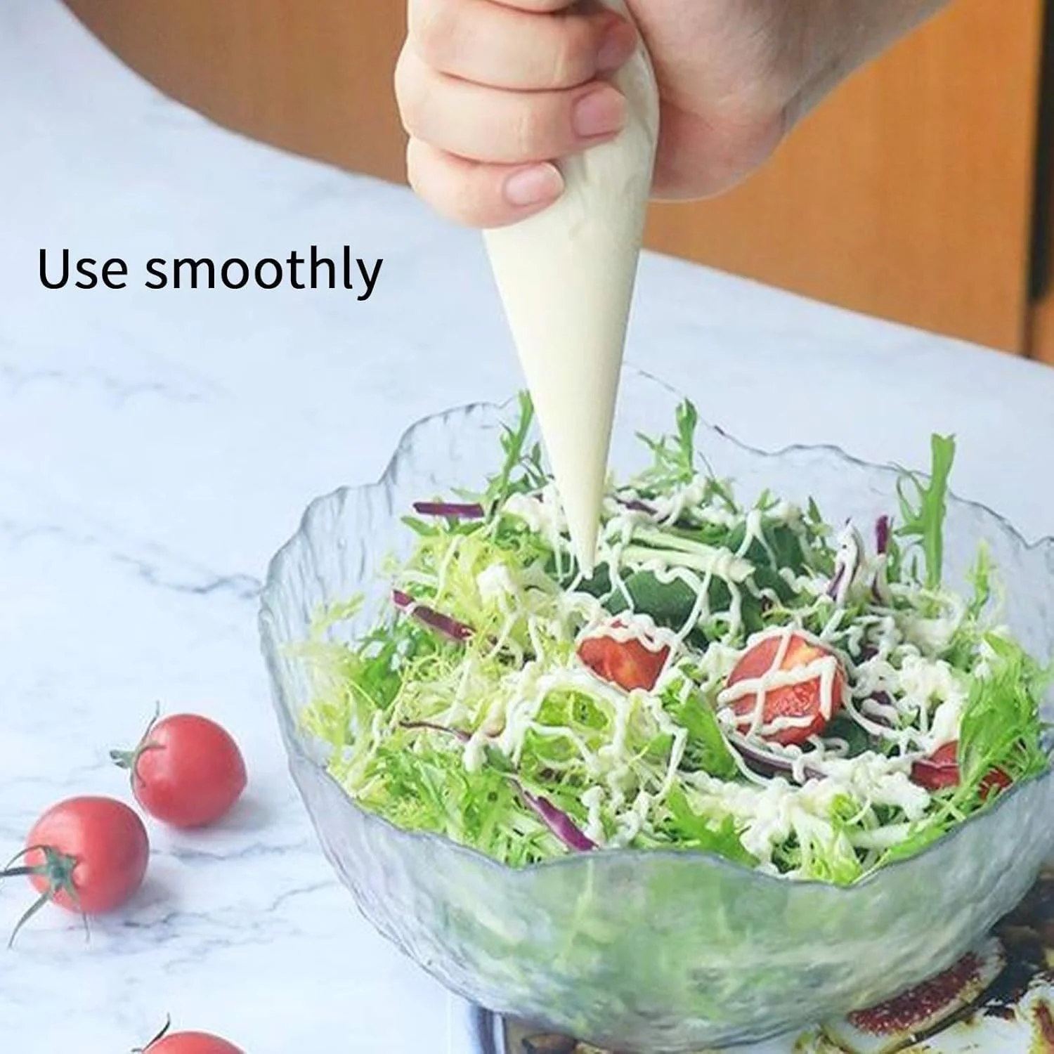 کیسه شیرینی پزی یکبار مصرف پورتال AE، مناسب برای خامه، تزئین کیک و کلوچه، شفاف (بسته 10 عددی) کیسه شیرینی پزی یکبار مصرف پورتال AE، مناسب برای خامه، تزئین کیک و کلوچه، شفاف (بسته 10 عددی)