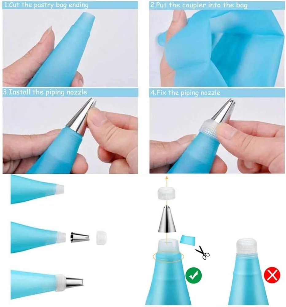 کیت تزئین کیک Premify، لوازم شیرینی پزی 107 تکه با صفحه گردان کیک 11 اینچی، ابزار مجسمه سازی کیک، نوک های آیسینگ، کاردک های کیک، ابزار شیرینی پزی، برش، نازل های کیک برای مبتدیان و حرفه ای ها کیت تزئین کیک Premify، لوازم شیرینی پزی 107 تکه با صفحه گردان کیک 11 اینچی، ابزار مجسمه سازی کیک، نوک های آیسینگ، کاردک های کیک، ابزار شیرینی پزی، برش، نازل های کیک برای مبتدیان و حرفه ای ها