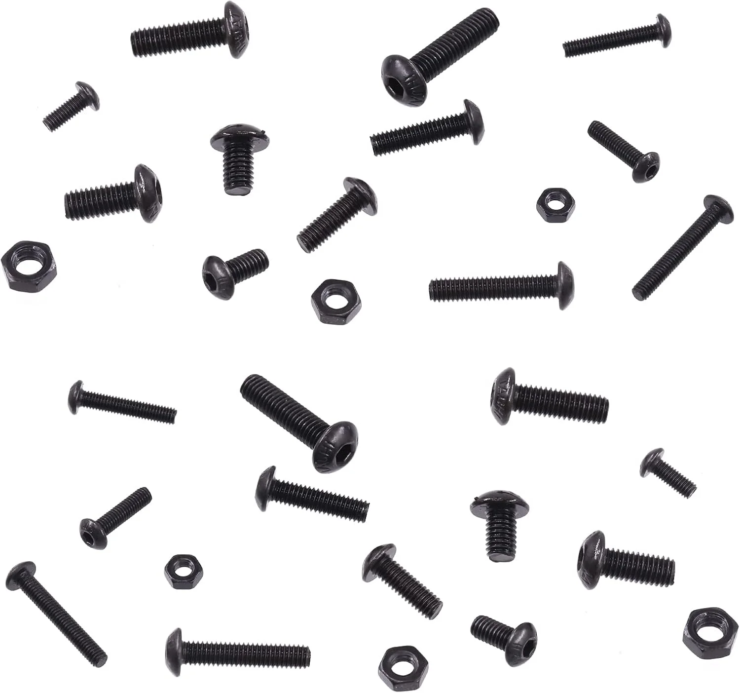 مجموعه پیچ و مهره 460 عددی Hilitchi M3 M4 M5 با سر دکمه ای و سوکت شش گوش - فولاد آلیاژی گرید 10.9 مجموعه پیچ و مهره 460 عددی Hilitchi M3 M4 M5 با سر دکمه ای و سوکت شش گوش - فولاد آلیاژی گرید 10.9