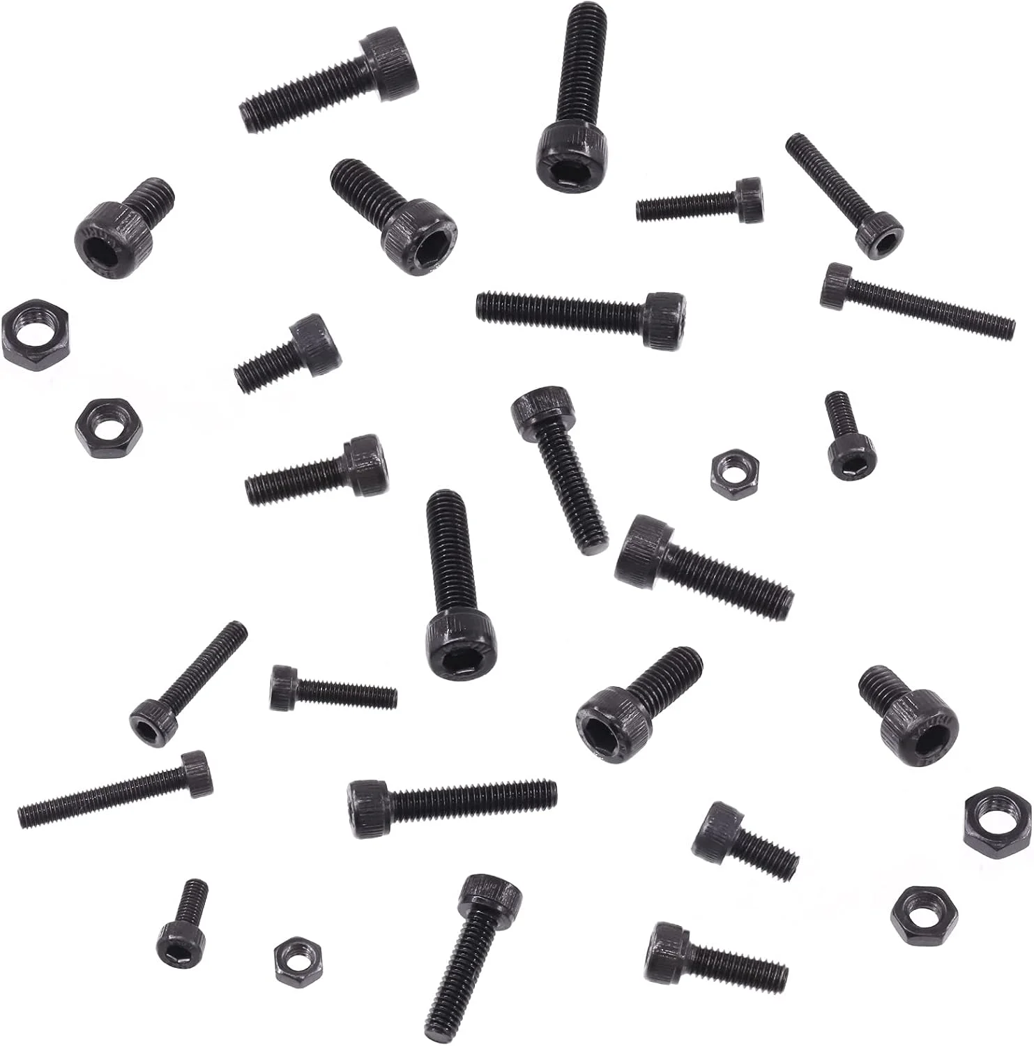 مجموعه پیچ و مهره 460 عددی Hilitchi M3 M4 M5 با سر شش گوش و آلیاژ فولادی گرید 12.9 مدل HAS-345 مجموعه پیچ و مهره 460 عددی Hilitchi M3 M4 M5 با سر شش گوش و آلیاژ فولادی گرید 12.9 مدل HAS-345