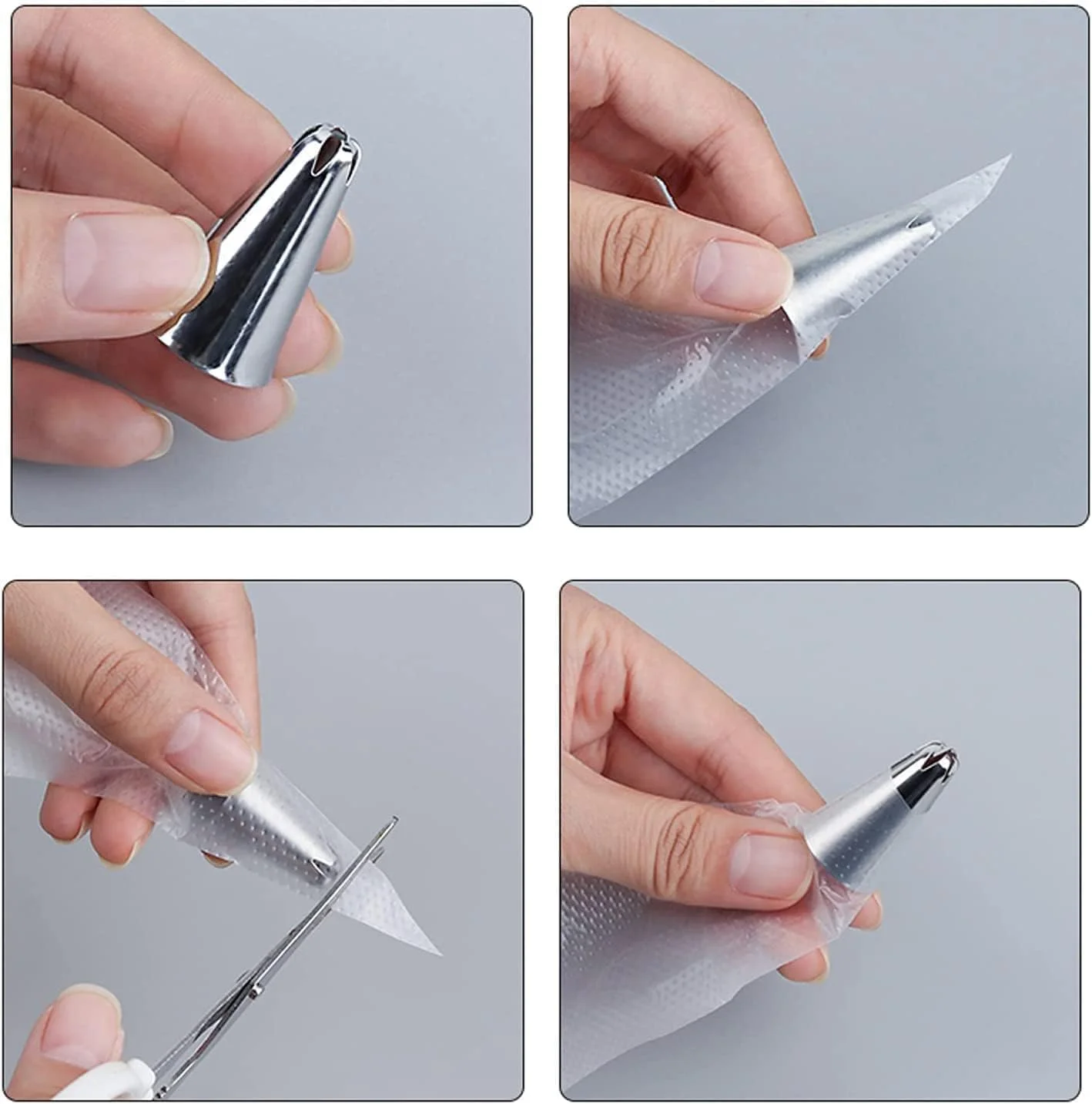 کیسه شیرینی پزی یکبار مصرف مومو بیر، 100 عدد، مناسب برای تزیین کیک، کلوچه، دسر، خامه و کاپ کیک کیسه شیرینی پزی یکبار مصرف مومو بیر، 100 عدد، مناسب برای تزیین کیک، کلوچه، دسر، خامه و کاپ کیک