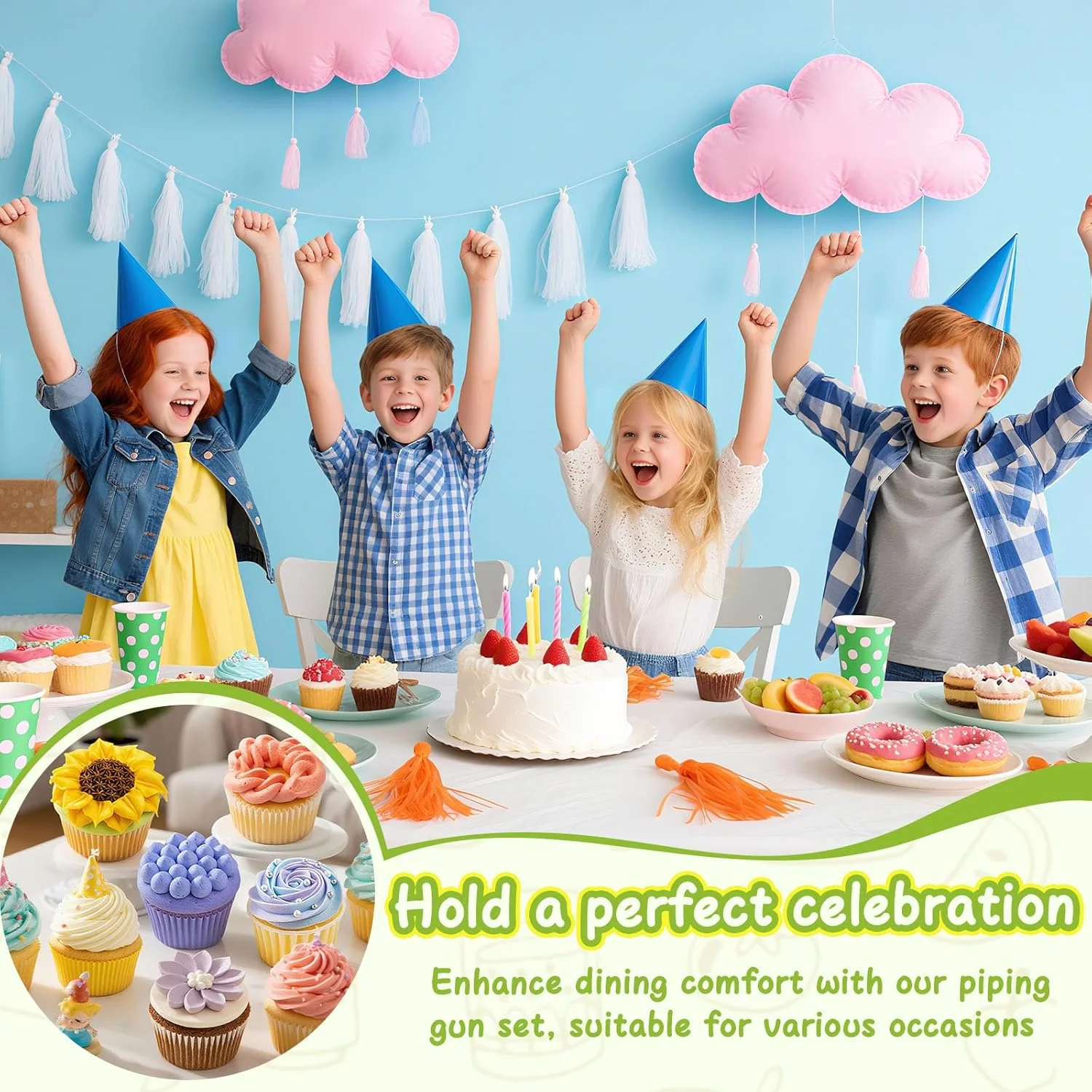 مجموعه کیسه و ماسوره قنادی NOVANO، کیت لوازم تزئین کیک با 100 عدد کیسه شیرینی پزی 12 اینچی، 6 ماسوره قنادی، 1 کیسه شیرینی پزی قابل استفاده مجدد، 2 اتصال دهنده و 2 بست کیسه آیسینگ، مجموعه پخت ساده و راحت مجموعه کیسه و ماسوره قنادی NOVANO، کیت لوازم تزئین کیک با 100 عدد کیسه شیرینی پزی 12 اینچی، 6 ماسوره قنادی، 1 کیسه شیرینی پزی قابل استفاده مجدد، 2 اتصال دهنده و 2 بست کیسه آیسینگ، مجموعه پخت ساده و راحت