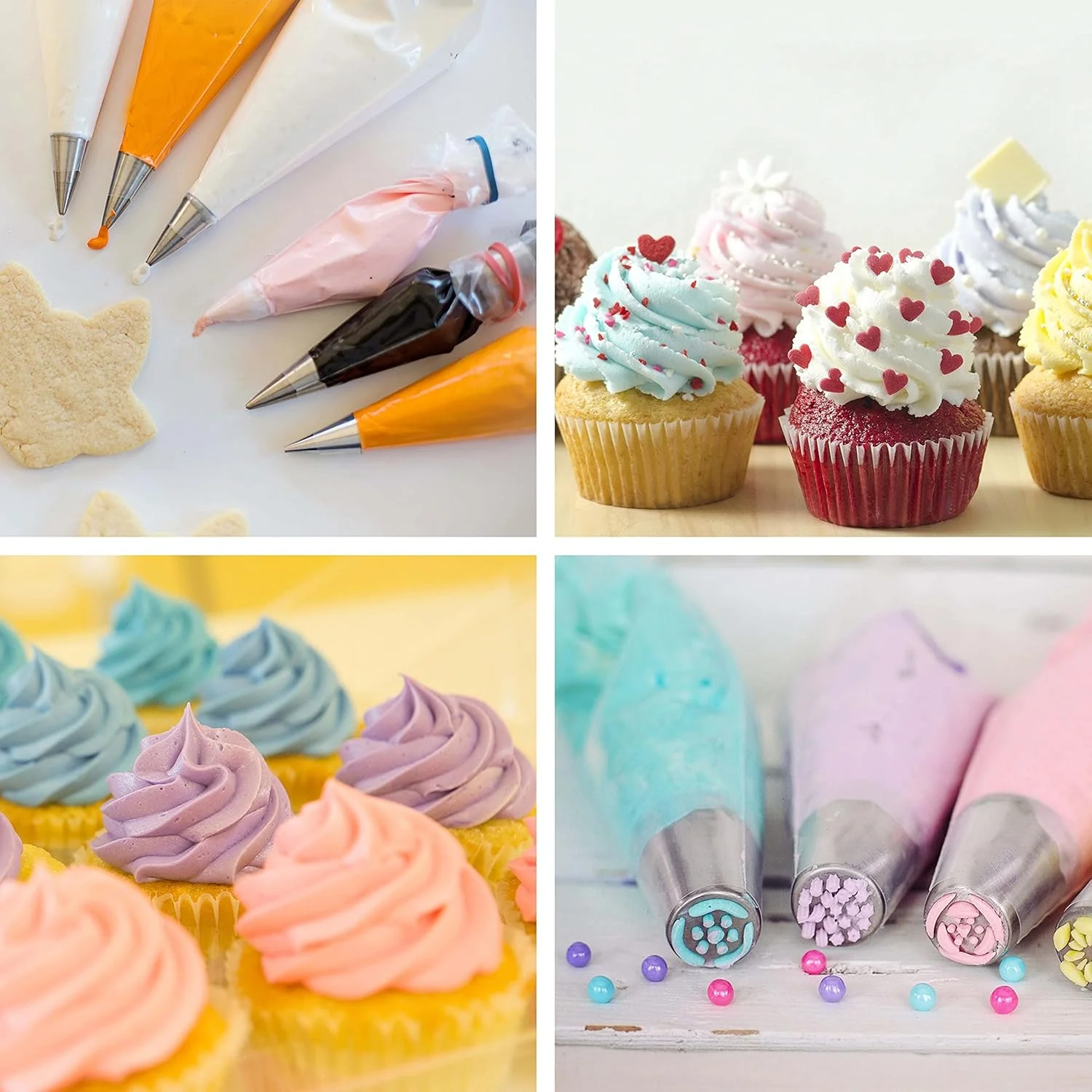 کیسه پایپینگ نامزی، کیسه شیرینی پزی 12 اینچ 100 عددی، کیسه های شیرینی پزی یکبار مصرف برای لوازم تزئین کوکی/کیک، کیسه های تزئین کیک ضخیم ضد ترکیدگی و ضد لغزش. کیسه پایپینگ نامزی، کیسه شیرینی پزی 12 اینچ 100 عددی، کیسه های شیرینی پزی یکبار مصرف برای لوازم تزئین کوکی/کیک، کیسه های تزئین کیک ضخیم ضد ترکیدگی و ضد لغزش.