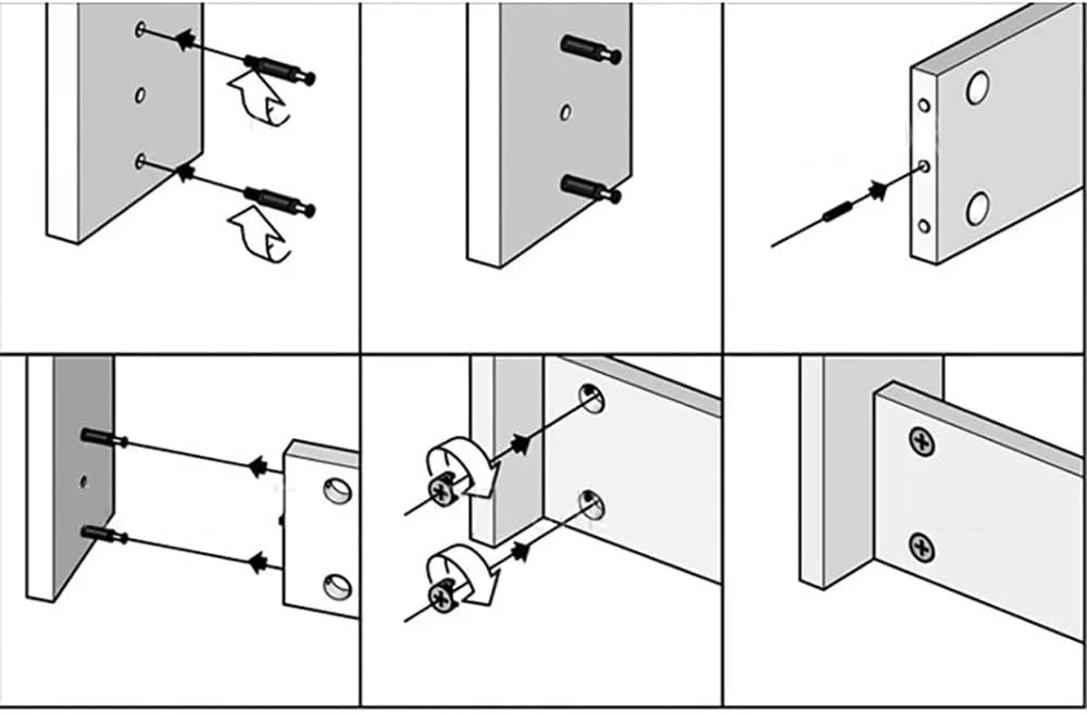 مجموعه 20 عددی اتصالات مبلمان روبیک شامل قفل های بادامکی و میله های چوبی، پیچ و مهره و سخت افزار مونتاژ برای اتصال کابینت، کمد و اتصالات تخت (نقره ای) مجموعه 20 عددی اتصالات مبلمان روبیک شامل قفل های بادامکی و میله های چوبی، پیچ و مهره و سخت افزار مونتاژ برای اتصال کابینت، کمد و اتصالات تخت (نقره ای)