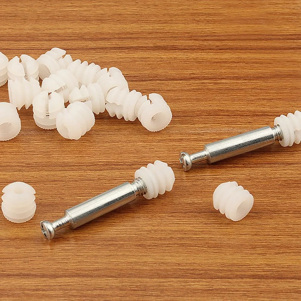 مجموعه 20 عددی اتصالات مبلمان روبیک شامل قفل های بادامکی و میله های چوبی، پیچ و مهره و سخت افزار مونتاژ برای اتصال کابینت، کمد و اتصالات تخت (نقره ای) مجموعه 20 عددی اتصالات مبلمان روبیک شامل قفل های بادامکی و میله های چوبی، پیچ و مهره و سخت افزار مونتاژ برای اتصال کابینت، کمد و اتصالات تخت (نقره ای)