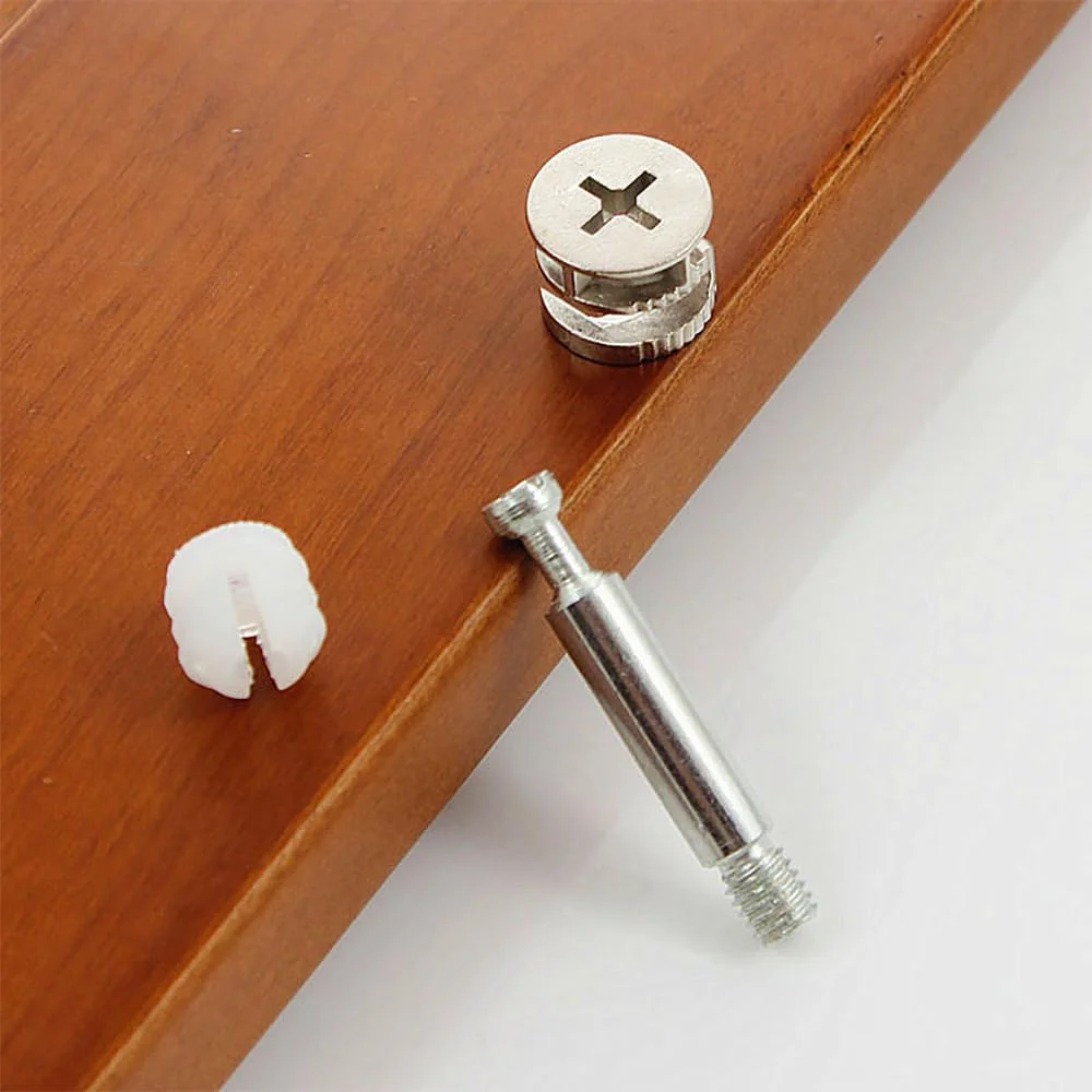 مجموعه 20 عددی اتصالات مبلمان روبیک شامل قفل های بادامکی و میله های چوبی، پیچ و مهره و سخت افزار مونتاژ برای اتصال کابینت، کمد و اتصالات تخت (نقره ای) مجموعه 20 عددی اتصالات مبلمان روبیک شامل قفل های بادامکی و میله های چوبی، پیچ و مهره و سخت افزار مونتاژ برای اتصال کابینت، کمد و اتصالات تخت (نقره ای)