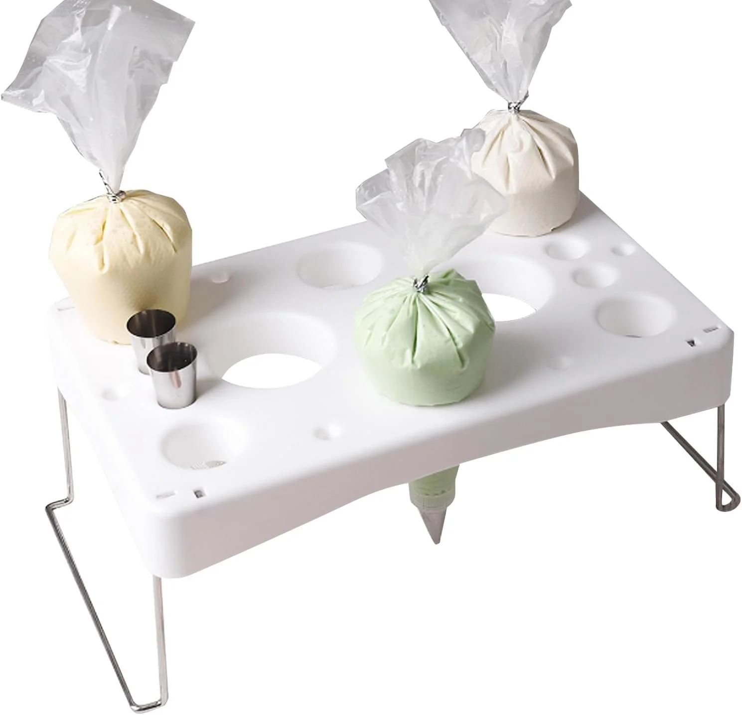 نگهدارنده کیسه پایپینگ Maommadio، سازمان دهنده نگهداری تزئین کیک، نگهدارنده کیسه شیرینی برای کیسه آیسینگ، کیسه خامه، لوازم نانوایی (بنفش) نگهدارنده کیسه پایپینگ Maommadio، سازمان دهنده نگهداری تزئین کیک، نگهدارنده کیسه شیرینی برای کیسه آیسینگ، کیسه خامه، لوازم نانوایی (بنفش)