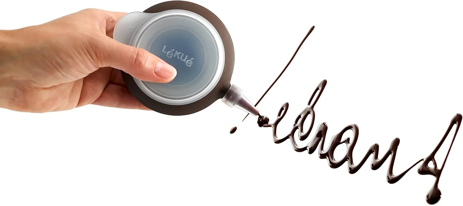 قلم تزئین لکوئه با سری های مختلف، قهوه ای، ست 4 عددی