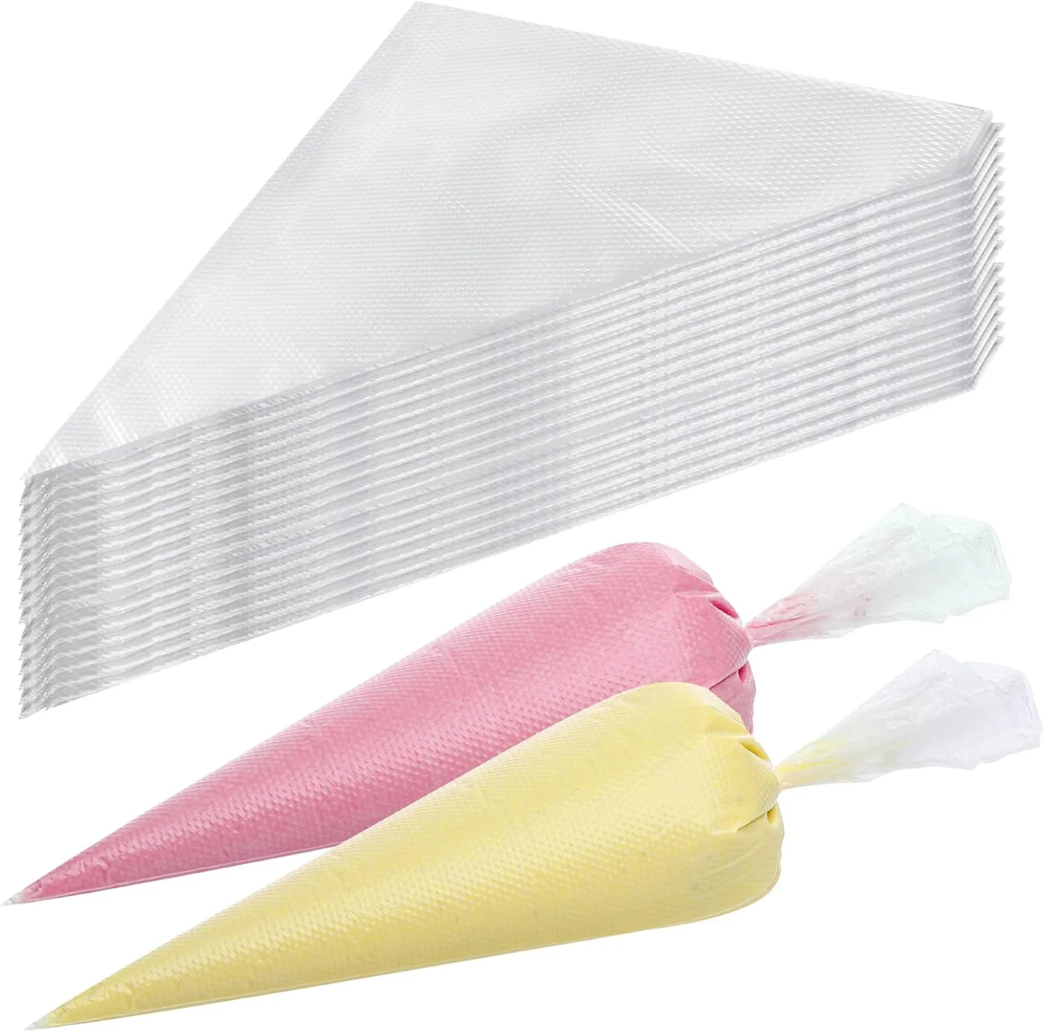 LoveBB 400 Pcs Disposable Cream Pastry Bag, 12 inch Cake Icing Piping Bags Cupcake Decorating Supplies LoveBB 400 Pcs Disposable Cream Pastry Bag, 12 inch Cake Icing Piping Bags Cupcake Decorating Supplies